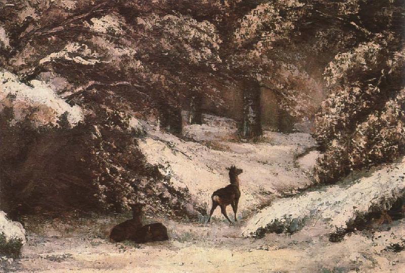 Deer, Gustave Courbet